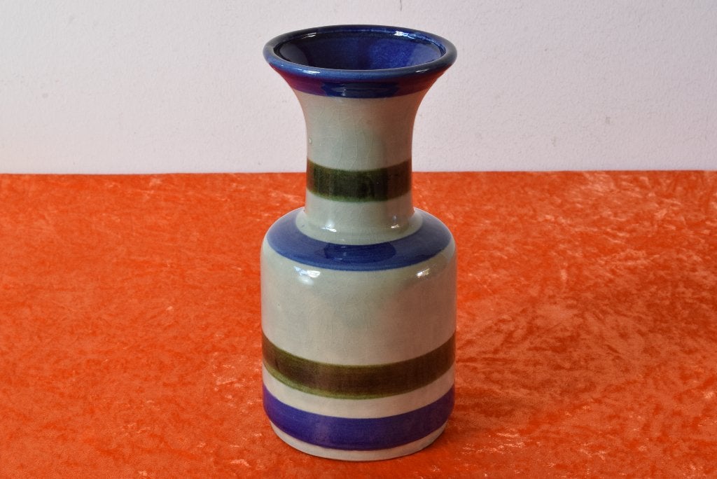 Retro vintage West-Germany Jasba Keramik vaas / trompetvaas, Ophalen of Verzenden
