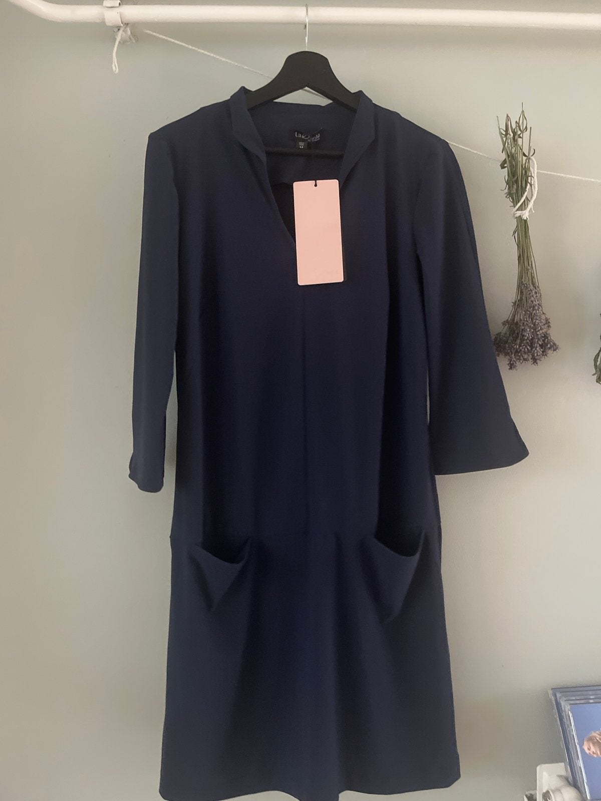 LaDress Sade jurk - Midnight Mist - Maat M, Kleding | Dames, Maat 38/40 (M), Blauw, Nieuw, Ophalen of Verzenden