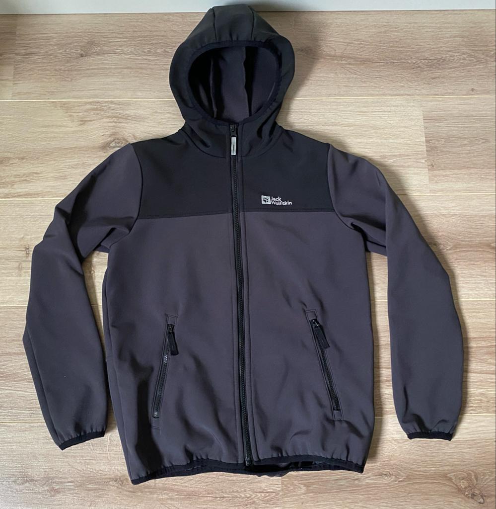 Jack Wolfskin Fourwinds Softshell Jas Maat 152, Ophalen of Verzenden, Zo goed als nieuw, Jongen, Jas
