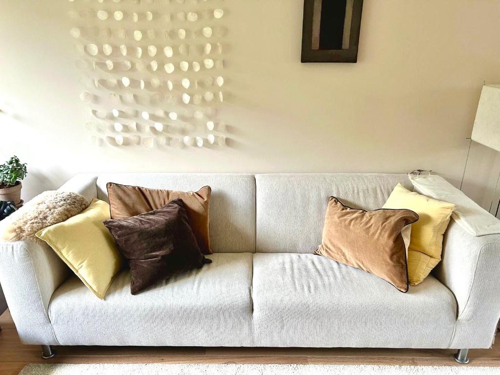 3-zits bank, Ophalen, Driepersoons, Zo goed als nieuw, Rechte bank