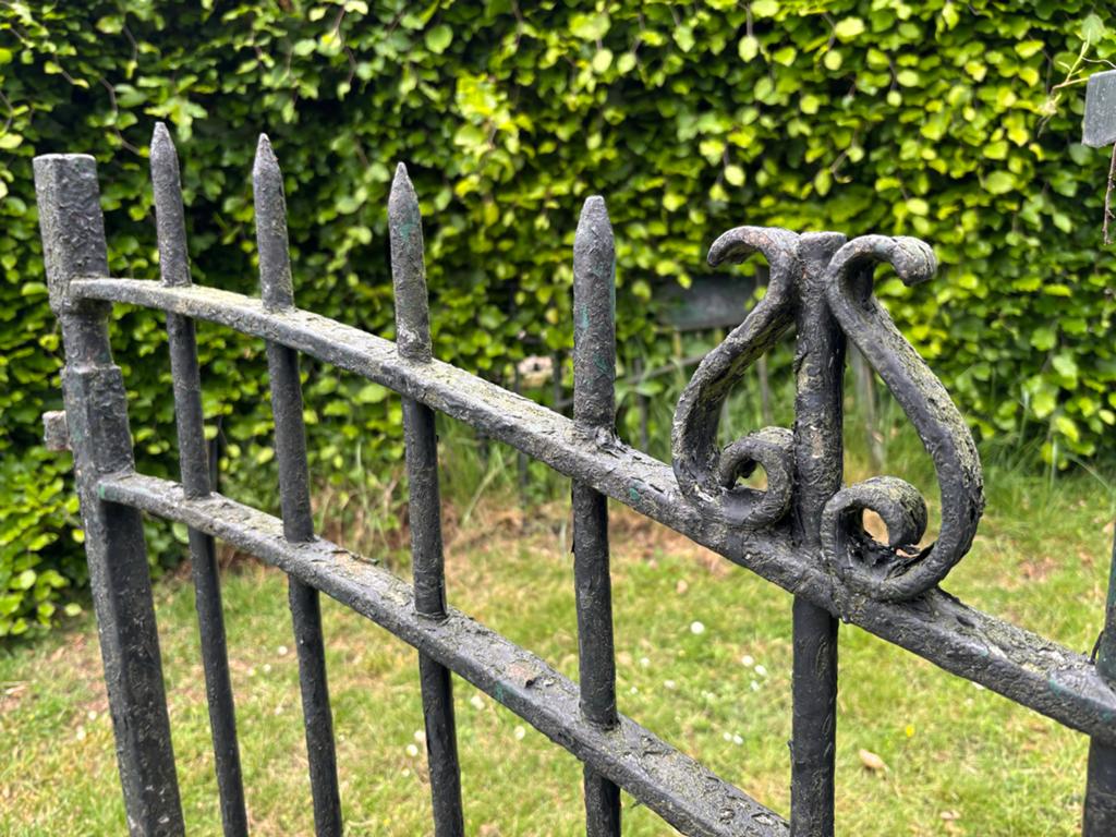 Zware gietijzeren poort - Klassiek design, Ophalen, Gebruikt, IJzer, Overige typen