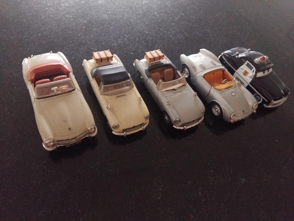 Mercedes mb190sl mgb 430 porsche ps 550 Disney sheriff, Ophalen of Verzenden, Auto