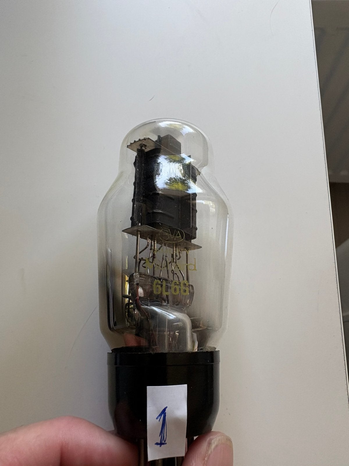 Extreem zelzame Vintage Mullard buizen 6L6G 1953 BVA ‘K’, Audio, Tv en Foto, Buizenversterkers, Ophalen, Buis of Buizen