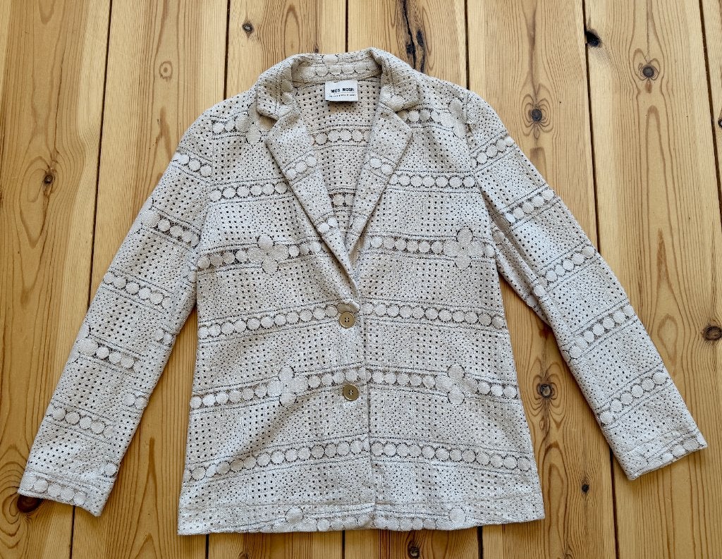 Mos Mosh - Mmalva - Beige Kant - maat 34 / XS Small, MOS MOSH, Beige, Ophalen of Verzenden, Zo goed als nieuw