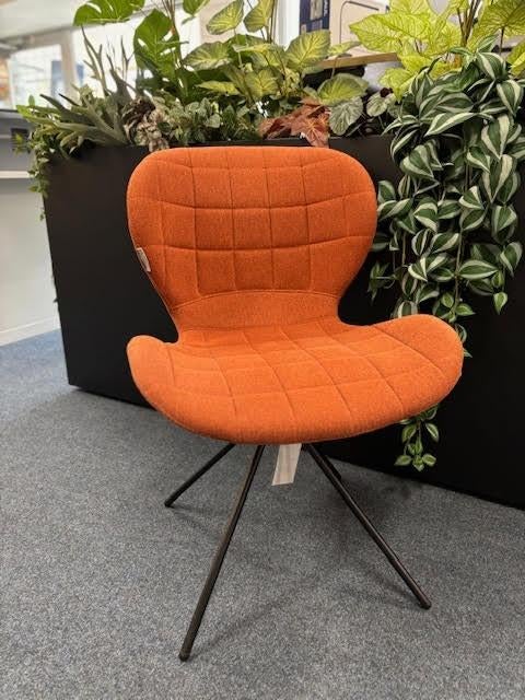 Zuiver OMG vergader/eetkamer stoel Oranje, Ophalen, Overige kleuren, Nieuw, Stof