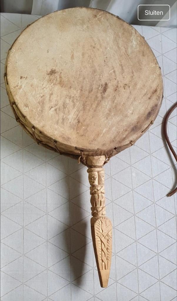 Nepalese drum 2-zijdig, Ophalen of Verzenden, Nieuw, Trommel