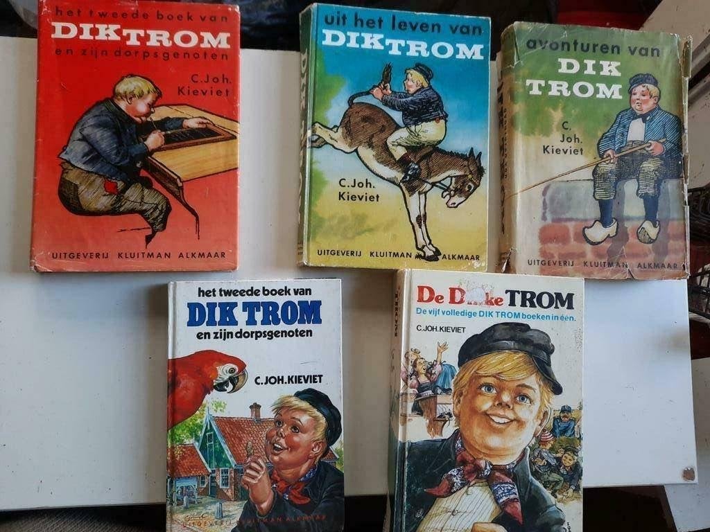 Dik Trom boeken 5 stuks incl "De Dikke", Ophalen of Verzenden, Zo goed als nieuw, C. Joh. Kieviet, Fictie algemeen