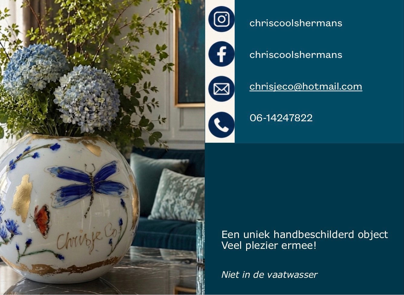 Vaas, Huis en Inrichting, Woonaccessoires | Vazen, Ophalen of Verzenden, Nieuw, Overige kleuren, Glas