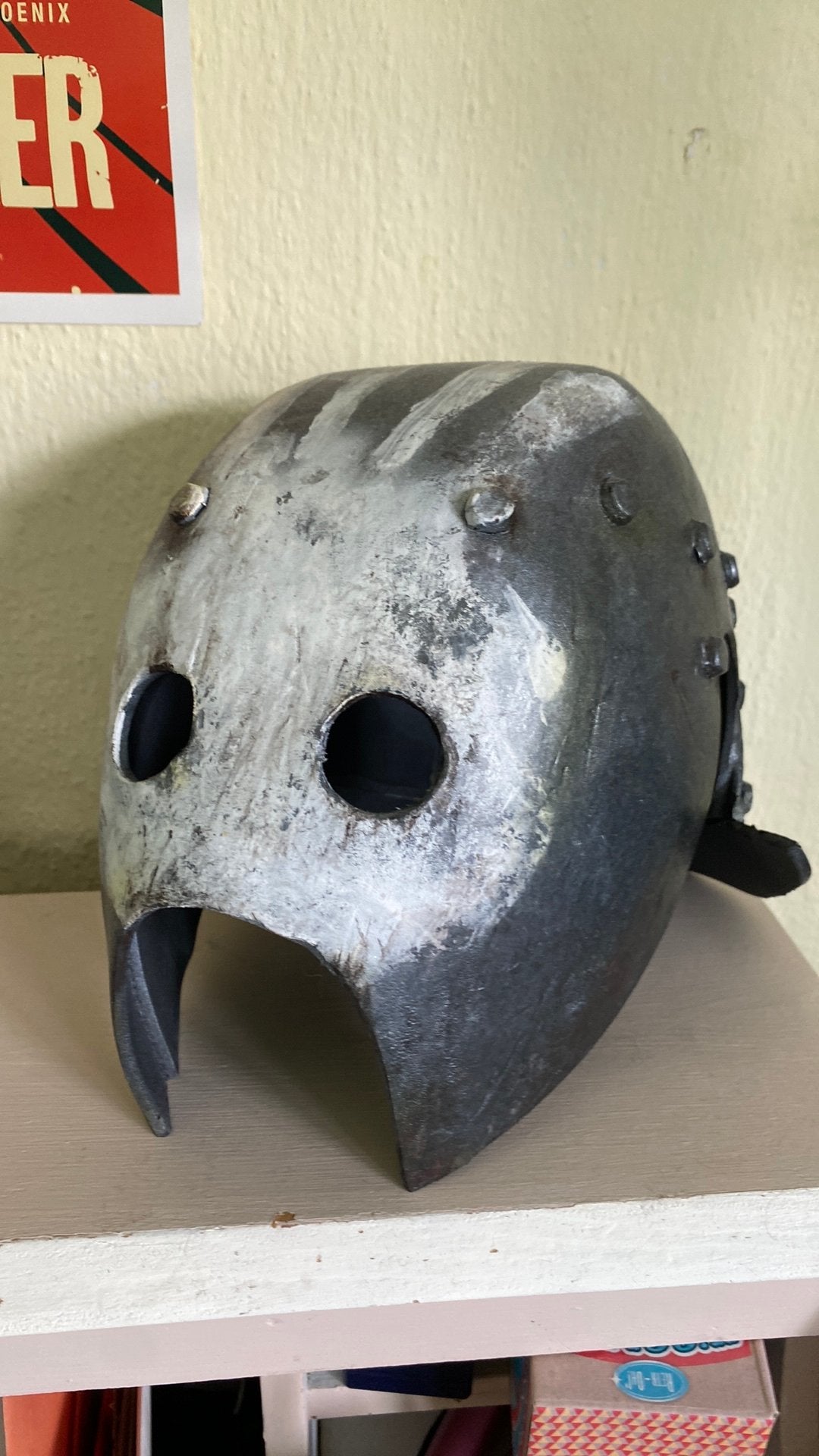 Uruk Hai Beserker helm Lord of the Rings replica, Ophalen, Zo goed als nieuw, Replica