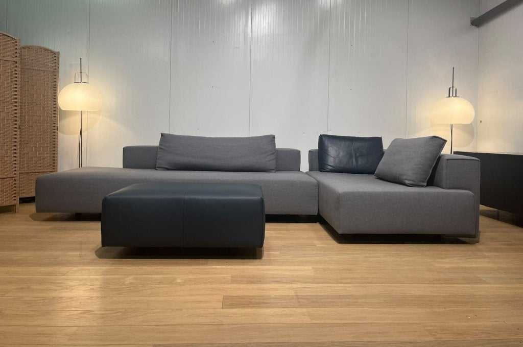 Eyye Cella Hoekbank + Hocker Ploegwol + GARANTIE