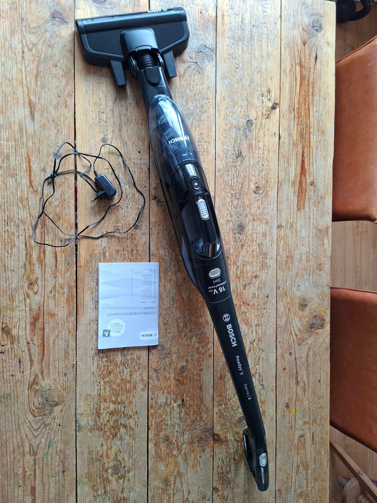 Bosch Readyy'y Serie 2 16V 2in1 Steelstofzuiger zgan, Bosch, Draadloos, Ophalen of Verzenden, Zo goed als nieuw