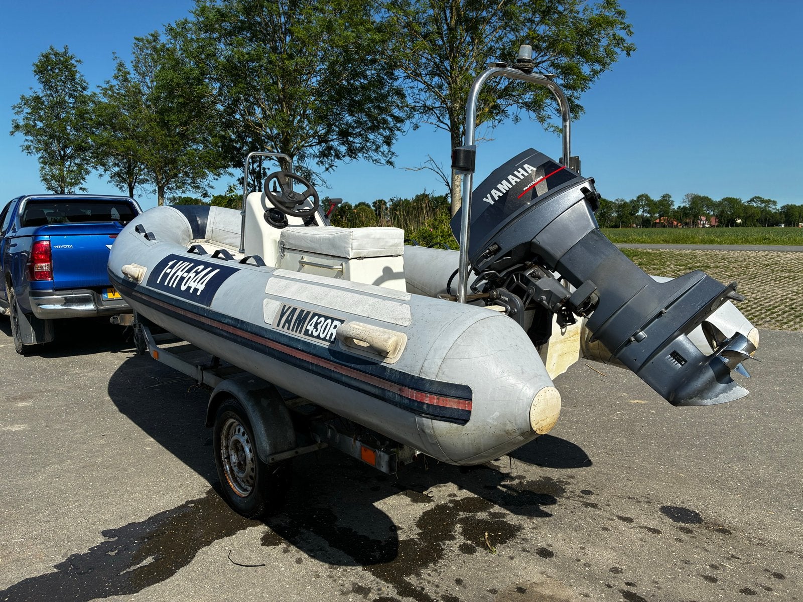 Rib YAM 430R met Yamaha 30PK - Compleet en Vaarklaar