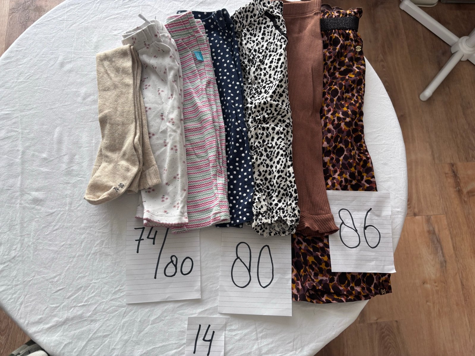 Meisje Kleding. 74,80,86, Ophalen of Verzenden, Gebruikt, Meisje, Setje