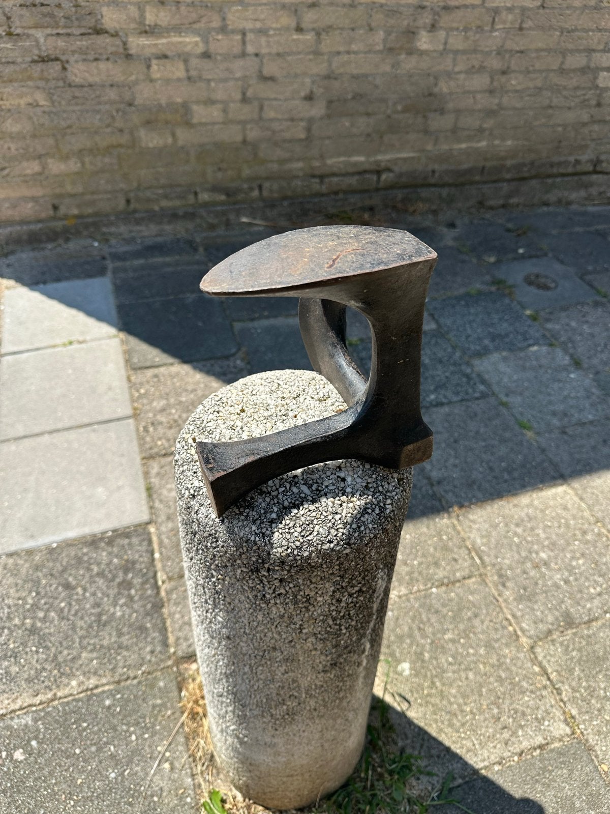 Antieke schoenleest - gietijzeren schoenmakersgereedschap, Ophalen of Verzenden