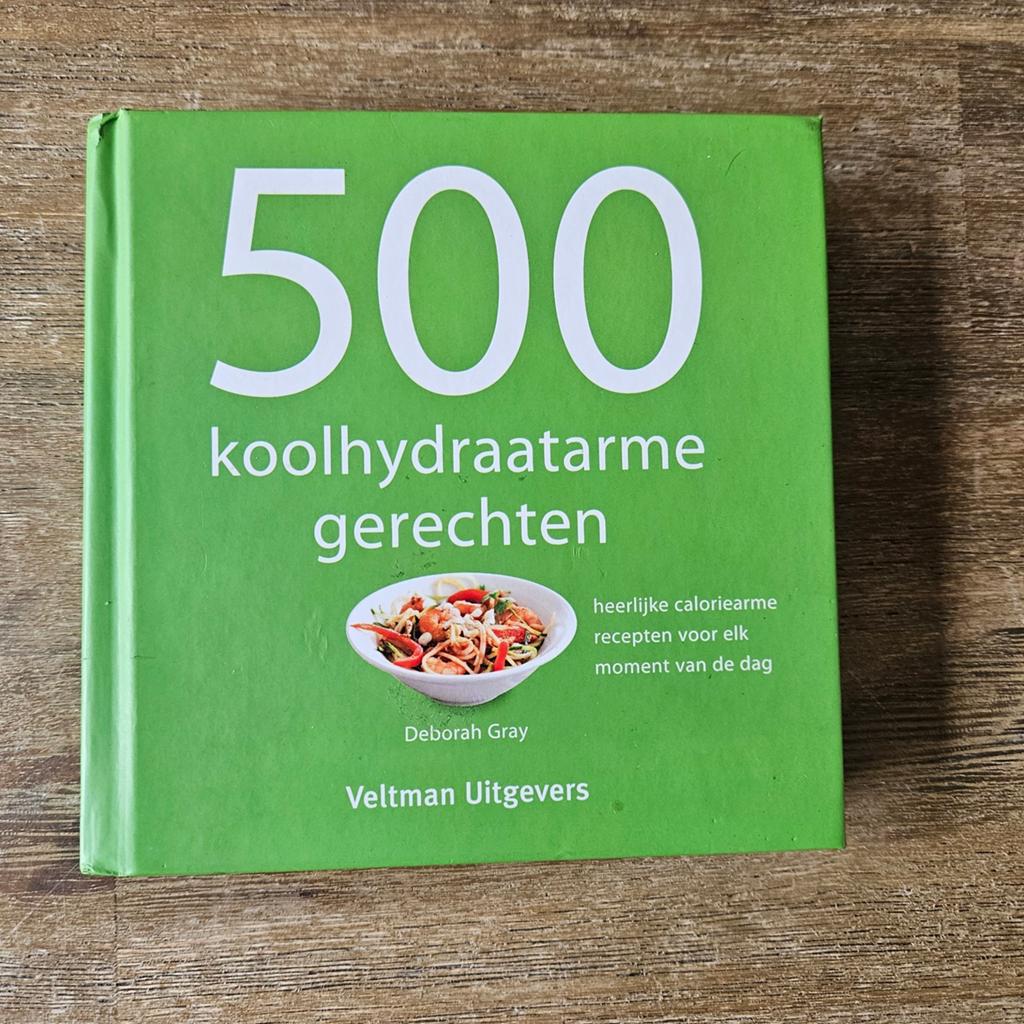500 koolhydraatarme gerechten kookboek recepten Veltman, Boeken, Ophalen of Verzenden, Zo goed als nieuw, Overige gebieden