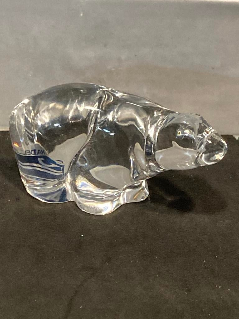 Beeldje ijsbeer van Hadeland glas (310326), Ophalen of Verzenden
