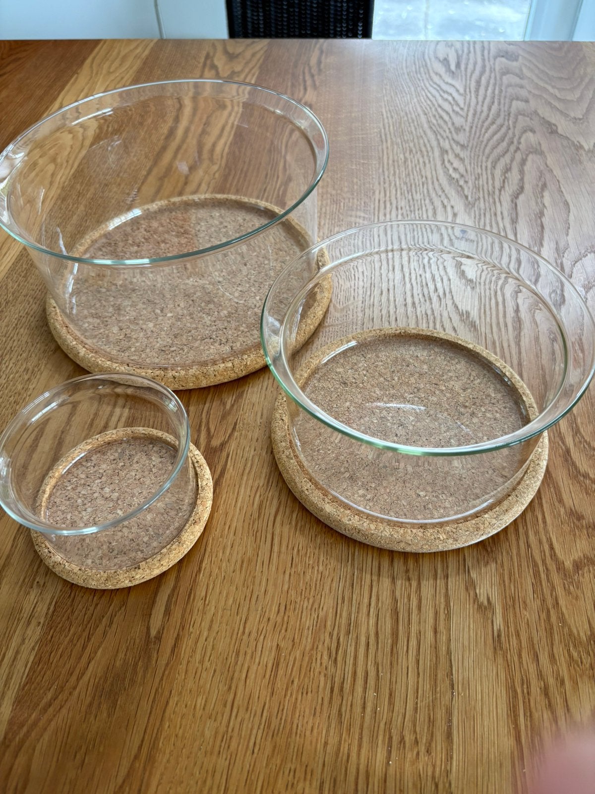 Bodum Hot Pot glazen schalenset met kurken onderzetters, Glas of Glazen, Ophalen of Verzenden, Overige stijlen, Glas