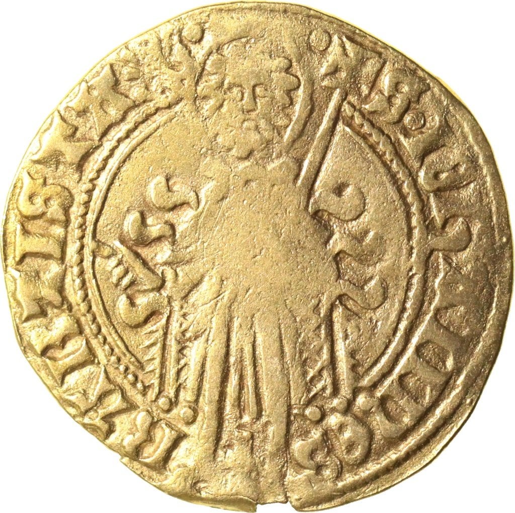 Hertogdom Gelre - St. Jansgoudgulden z.j. (1423-1472) - GOUD, Vóór koninkrijk, Losse munt, Goud, Overige waardes
