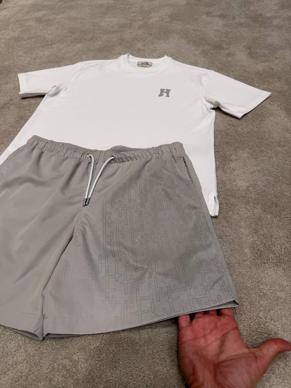 Hermes zomerset zwembroek shirt polo logo nat, Ophalen of Verzenden