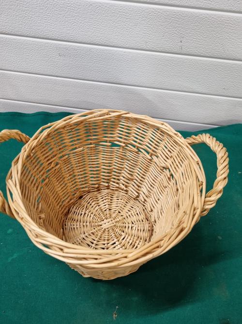 Mandje van riet met hengsels, Ophalen of Verzenden, 'T Olde Gre-j, Info@toldegrej.nl, Endepoelstraat 20f Didam