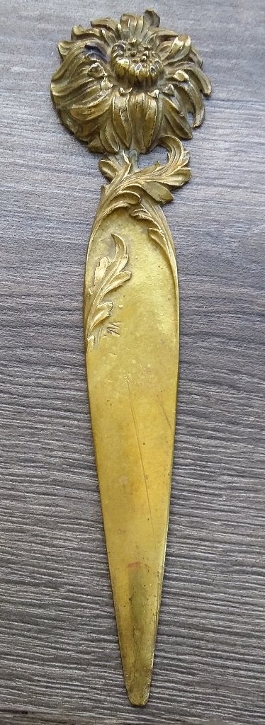 GROTE Jugendstil Briefopener Brief Brieven Opener Art Deco, Antiek en Kunst, Ophalen of Verzenden
