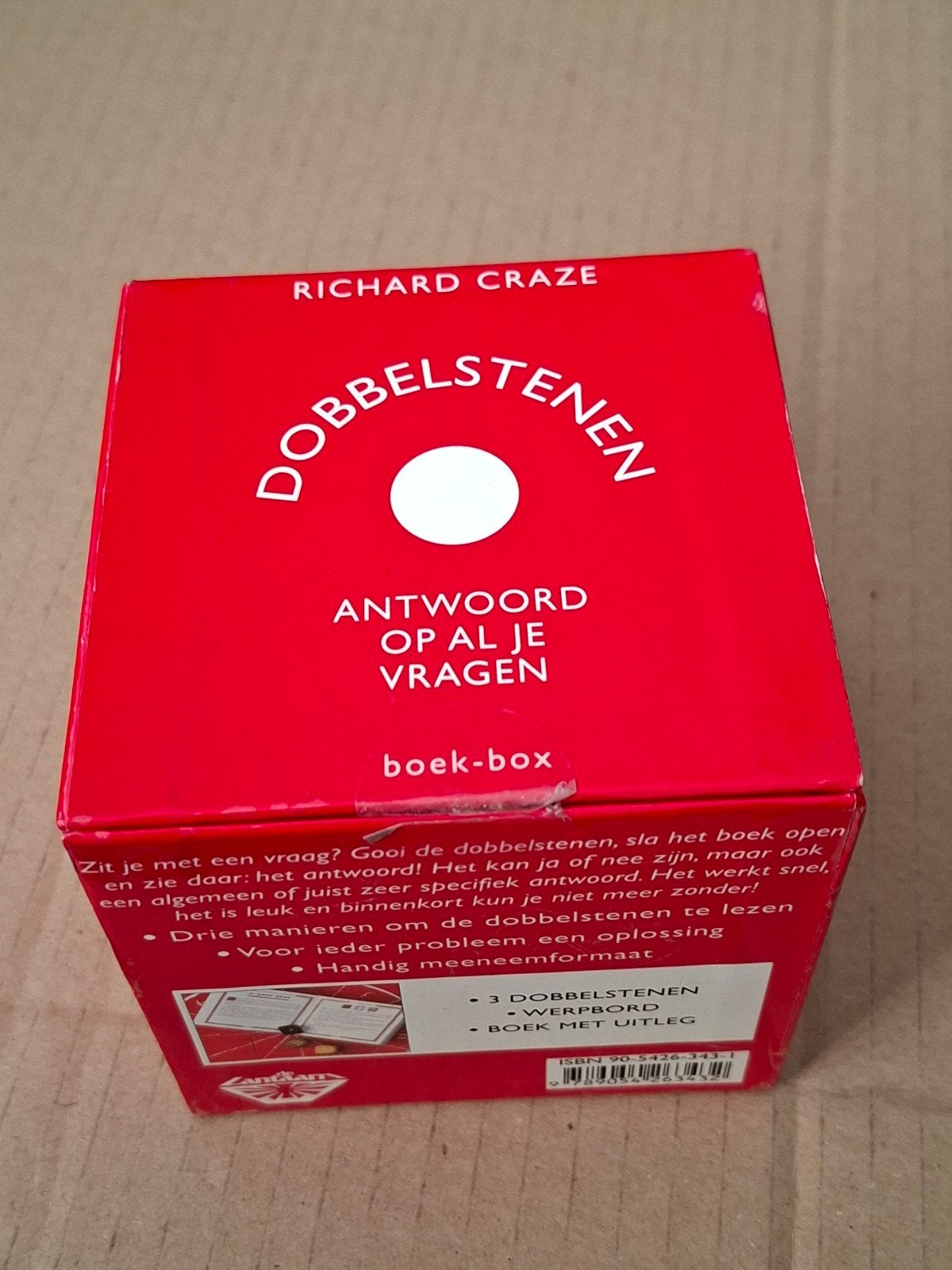 Dobbelstenen: Antwoord op al je vragen Richard Craze bookbox, Een of twee spelers, Ophalen of Verzenden, Zo goed als nieuw, Lantaarn