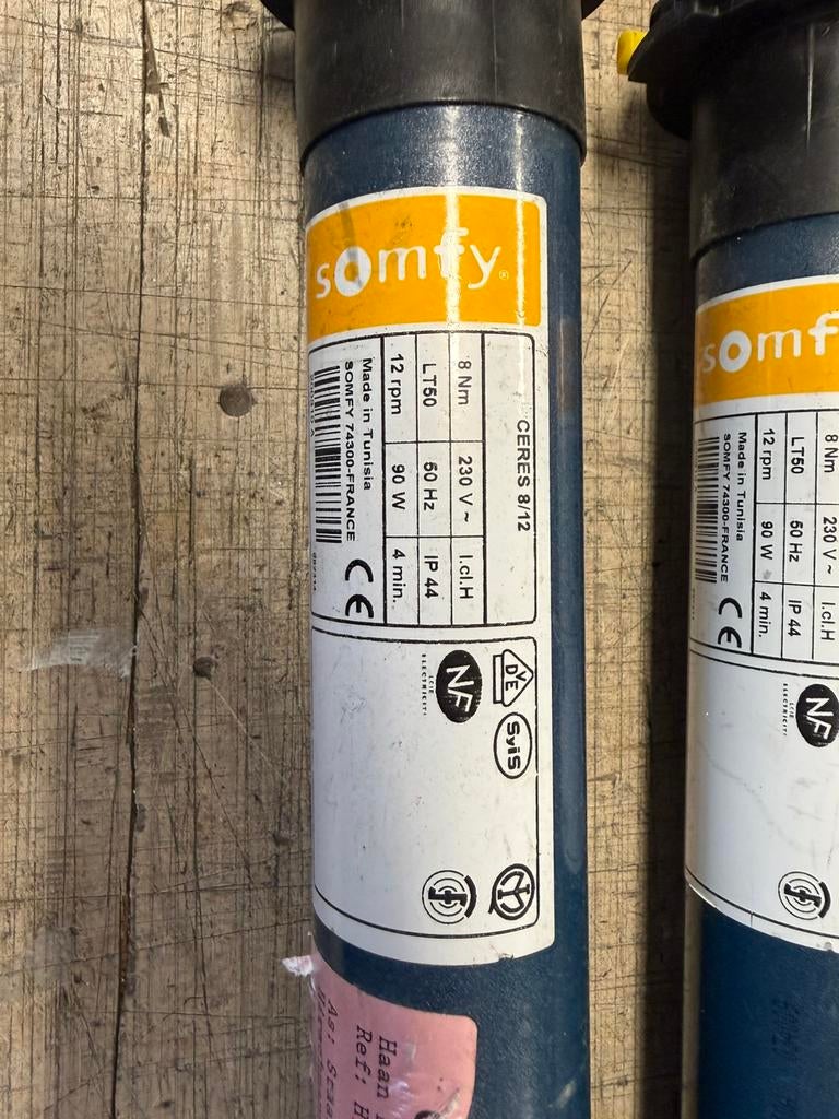 Somfy Buismoter 8 nm 5 stuks, Ophalen of Verzenden, Zo goed als nieuw, Elektrisch
