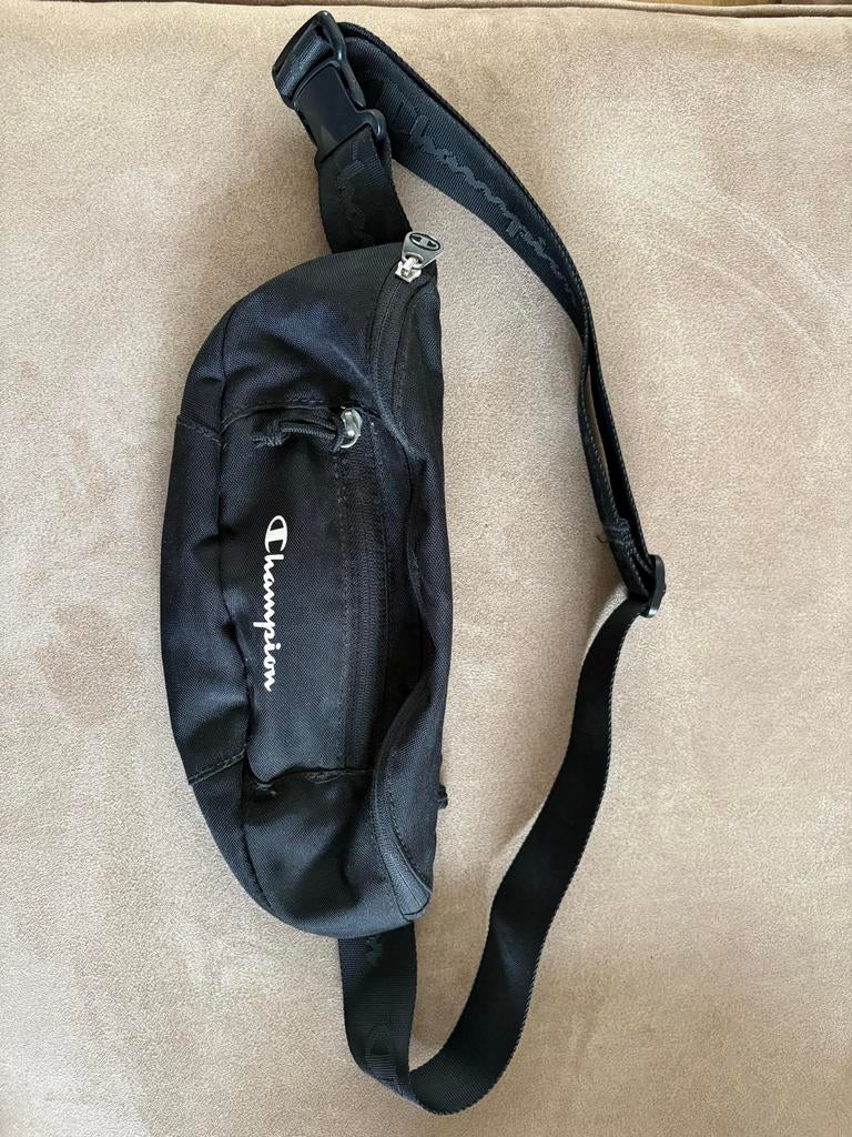 Champion heuptas / fanny pack - Zwart, Sieraden, Tassen en Uiterlijk, Ophalen, Zo goed als nieuw, Zwart, Overige merken