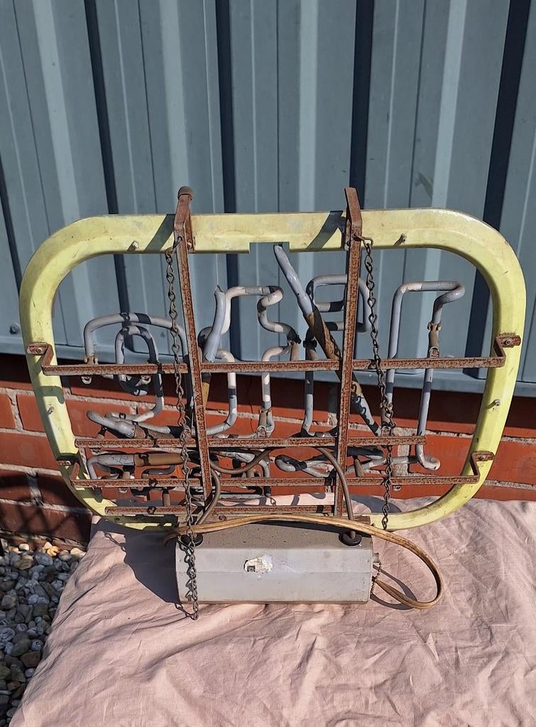 Vintage Miller Lite Lite Beer Neon voor onderdelen., Ophalen, Gebruikt, ., Lichtbak of (neon) lamp