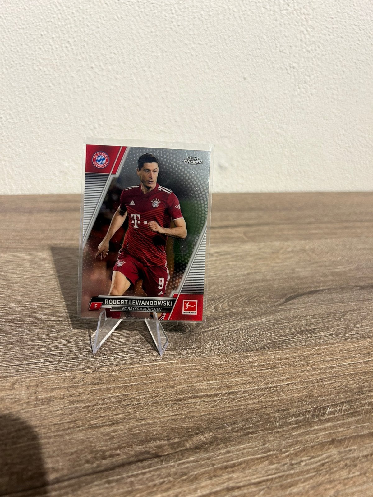 Robert Lewandowski 2021-22 Topps Chrome Bundesliga #83, Ophalen of Verzenden, Zo goed als nieuw, Plaatje