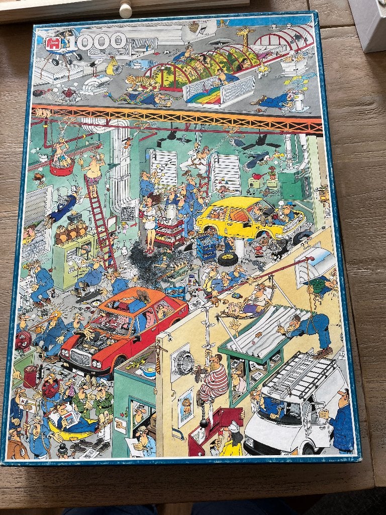 Jan van Haasteren Moderne Techniek, Ophalen, 500 t/m 1500 stukjes, Gebruikt, Legpuzzel