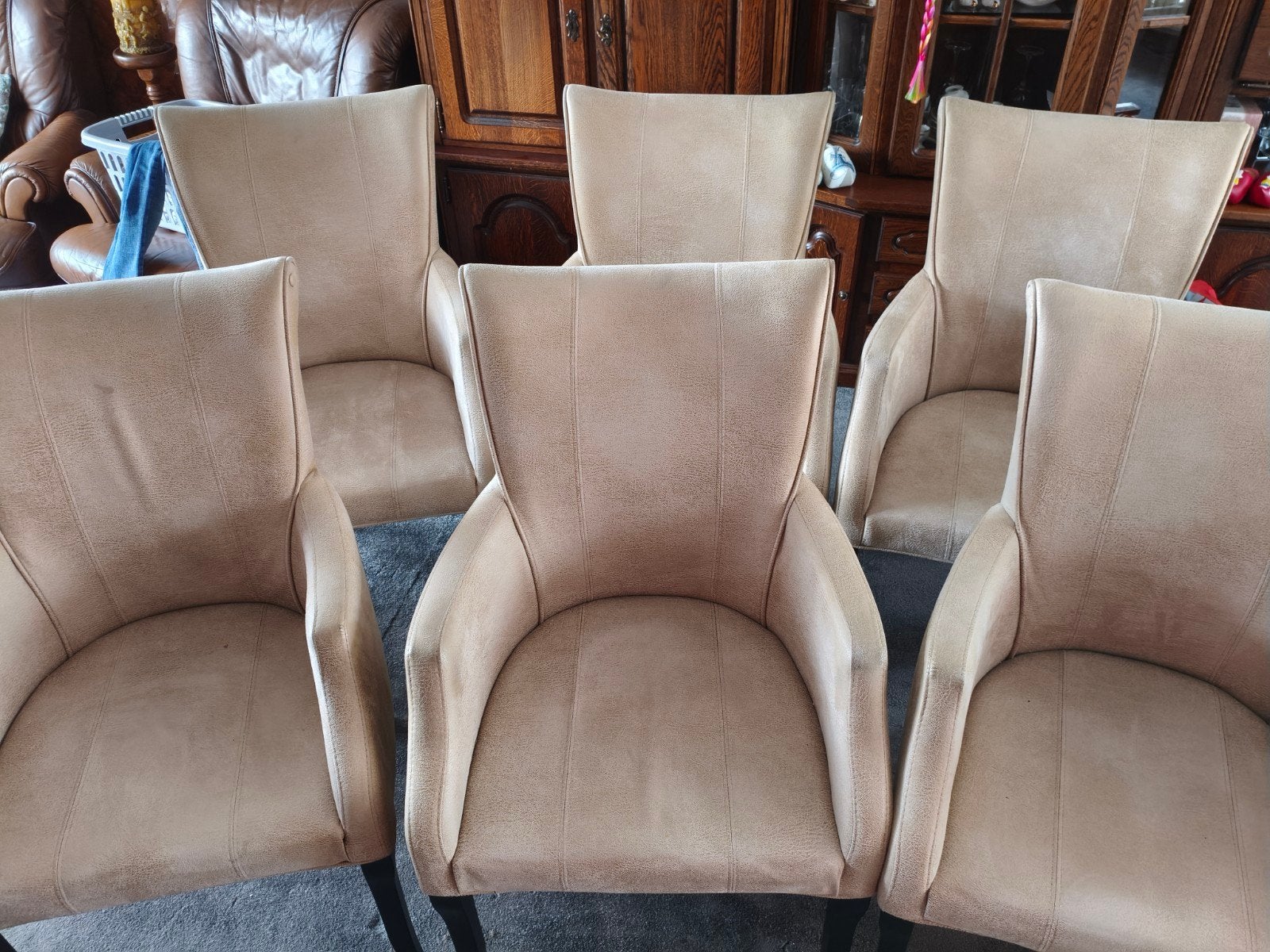 Eetkamerstoelen, Huis en Inrichting, Ophalen, Overige materialen, Gebruikt, Overige kleuren