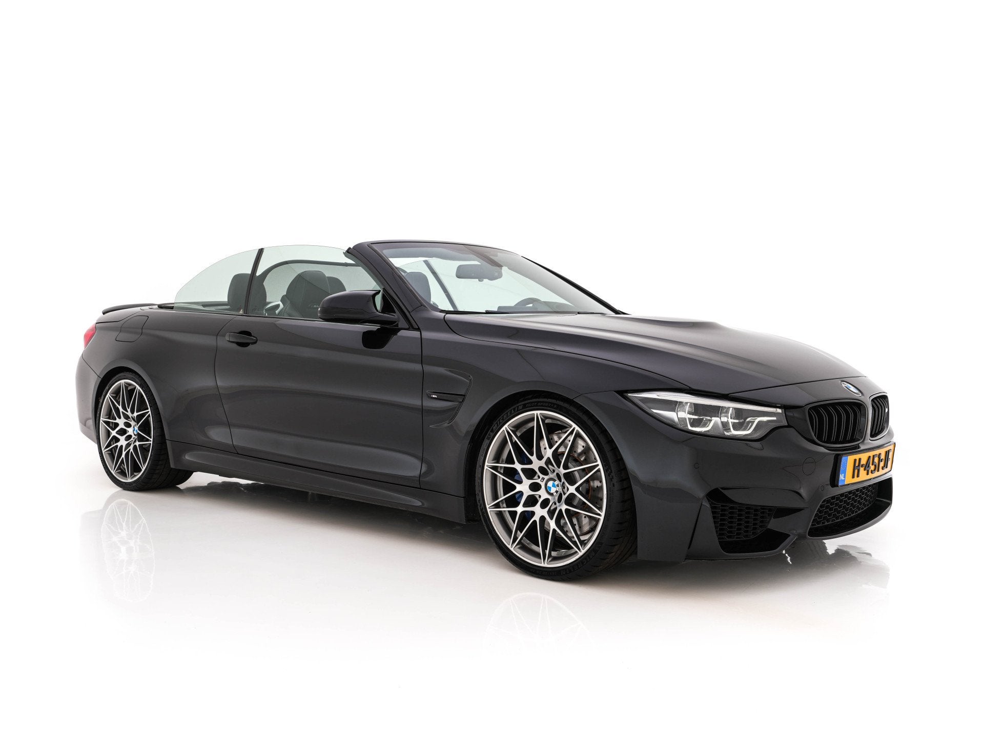 BMW M4 4-serie Cabrio Competition FULL! *HEAD-UP | M-SPORT E, Auto's, BMW, Automaat, Achterwielaandrijving, Gebruikt, Zwart