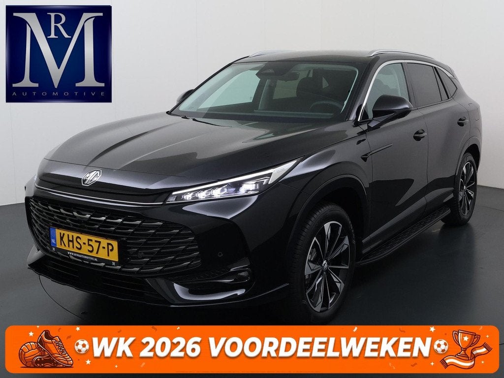 MG HS 1.5 TGDI Luxury PHEV VAN: 39.900,- VOOR: 34.440,- UW W, Auto's, MG, Gebruikt, 4 cilinders, 258 pk, Zwart