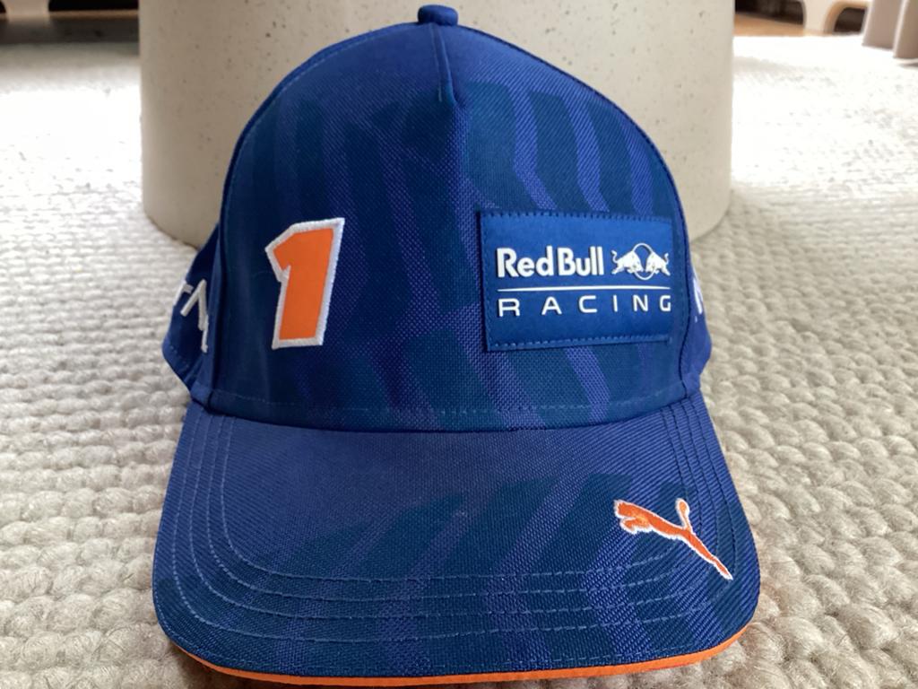 Red Bull Racing Max Verstappen F1 Cap - Blauw, Ophalen of Verzenden, Zo goed als nieuw, One size fits all, Pet
