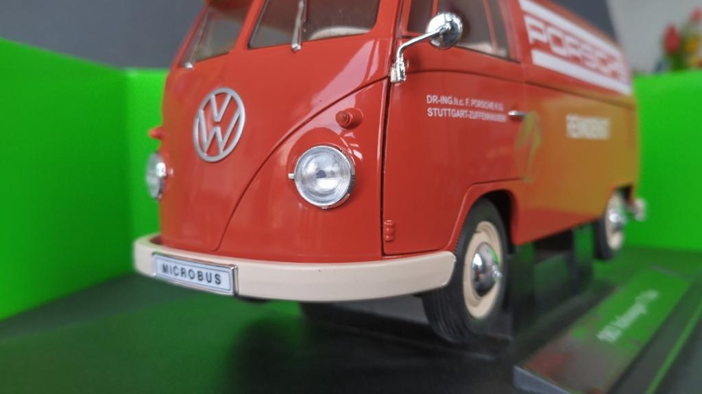 Volkswagen VW T1 Porsche Renndienst 1:18 Welly Nex Pol, Auto, Verzenden, Nieuw, One Midtown 11 Hoi Sing Road Macau