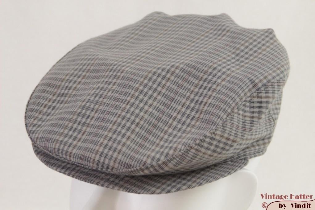 Vintage flatcap Platte pet Top blauwgrijs 55 = S tot XS, Kleding | Heren, Hoeden en Petten, Gedragen, Pet, 57 cm (M, 7⅛ inch) of minder