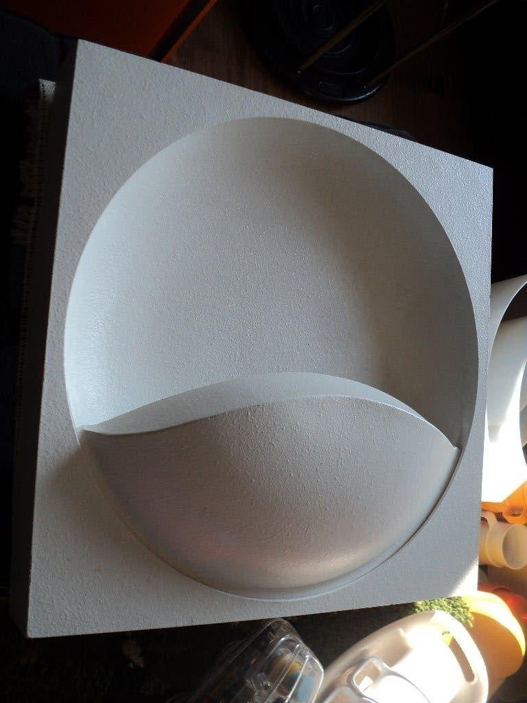 Kunststof space age wandlamp vintage design jaren 70 retro, Gebruikt, Kunststof, ?, ?