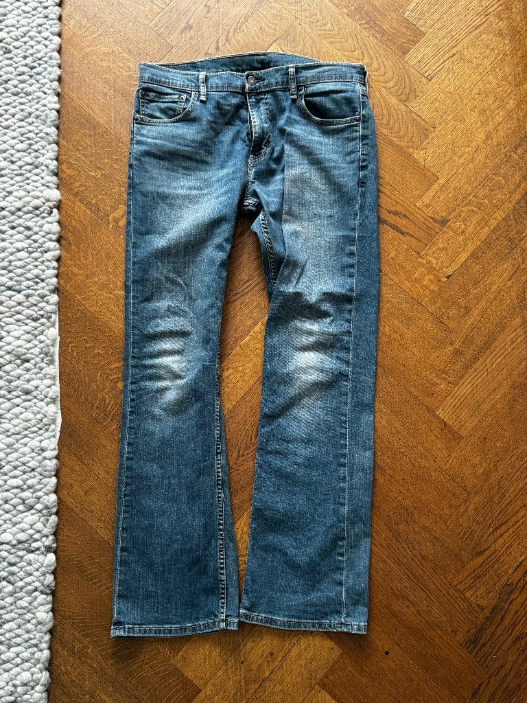 Twee paar Levi's Bootcut jeans (33-32), Blauw, Ophalen of Verzenden, W33 - W34 (confectie 48/50), Gedragen