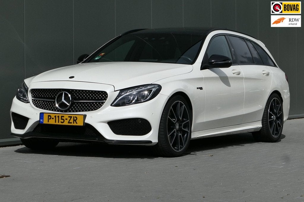 Mercedes-Benz C-klasse Estate 450 AMG C43 4MATIC Pano HUD Tr, Auto's, Mercedes-Benz, 367 pk, Vierwielaandrijving, 93 €/maand, 6 cilinders