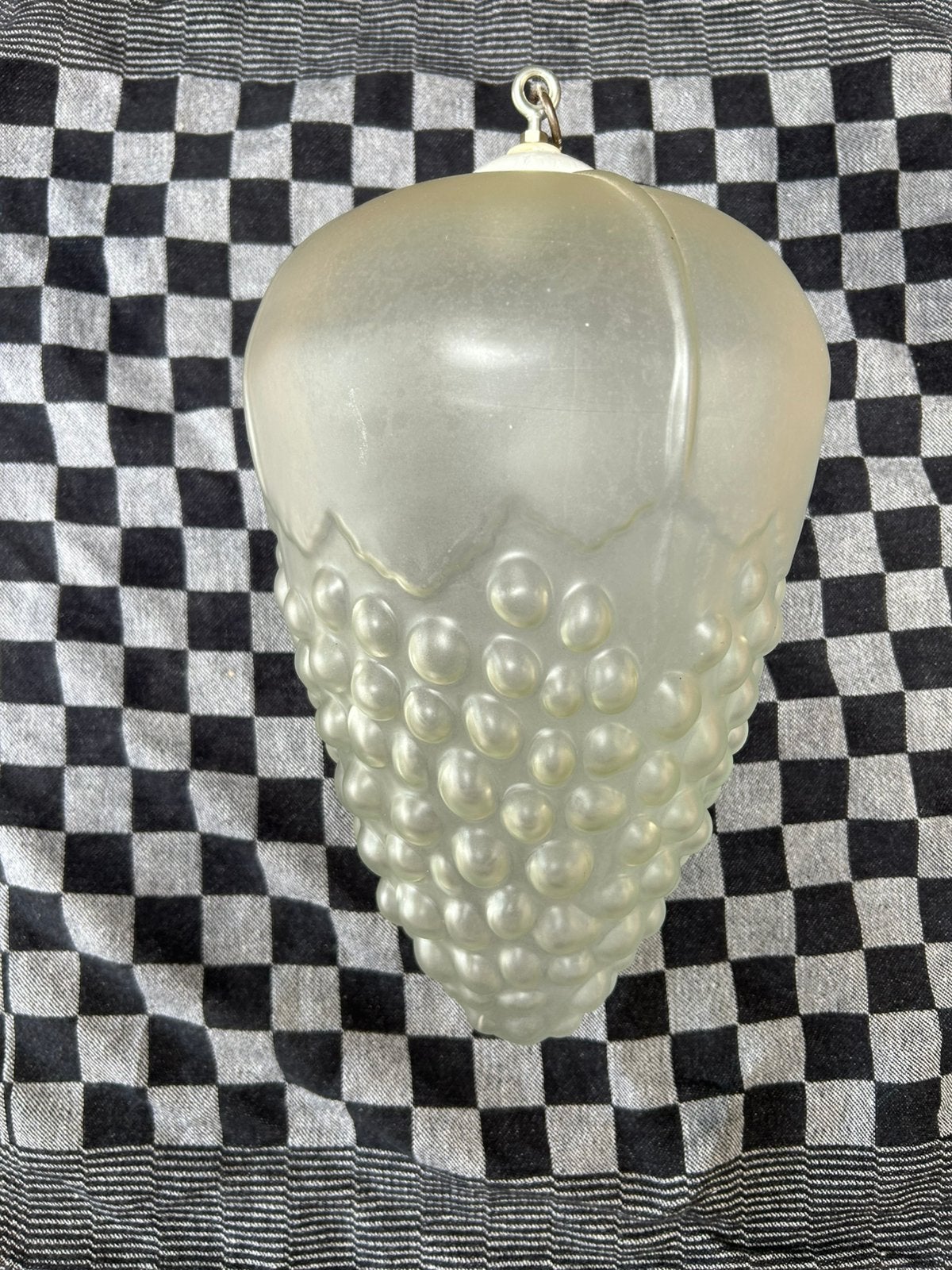 Vintage lampenkap, Huis en Inrichting, Hanglamp, Gebruikt, Ophalen of Verzenden, Glas
