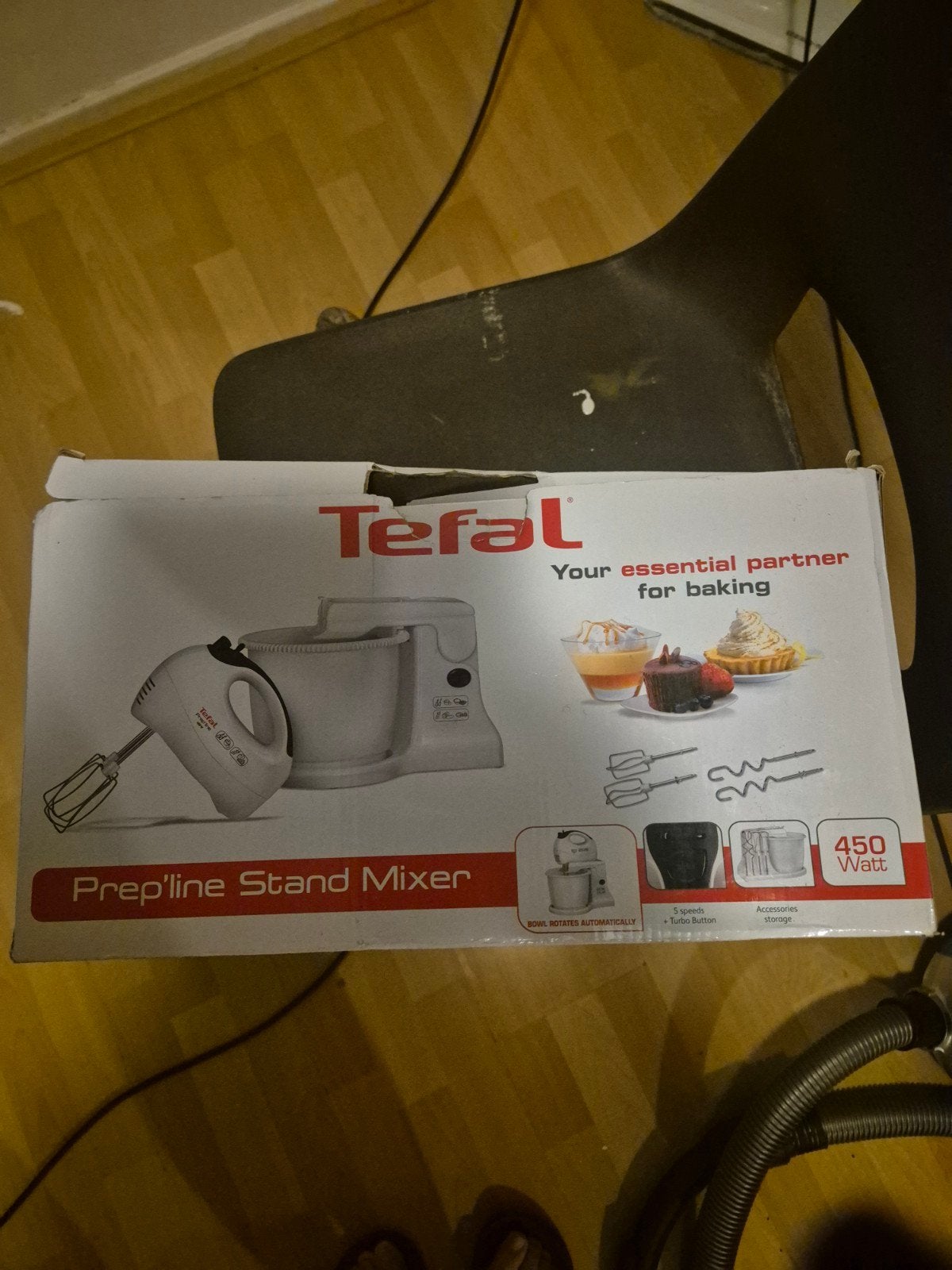 Tefal Prep'line Stand Mixer - 450W keukenmixer, Ophalen of Verzenden, Nieuw
