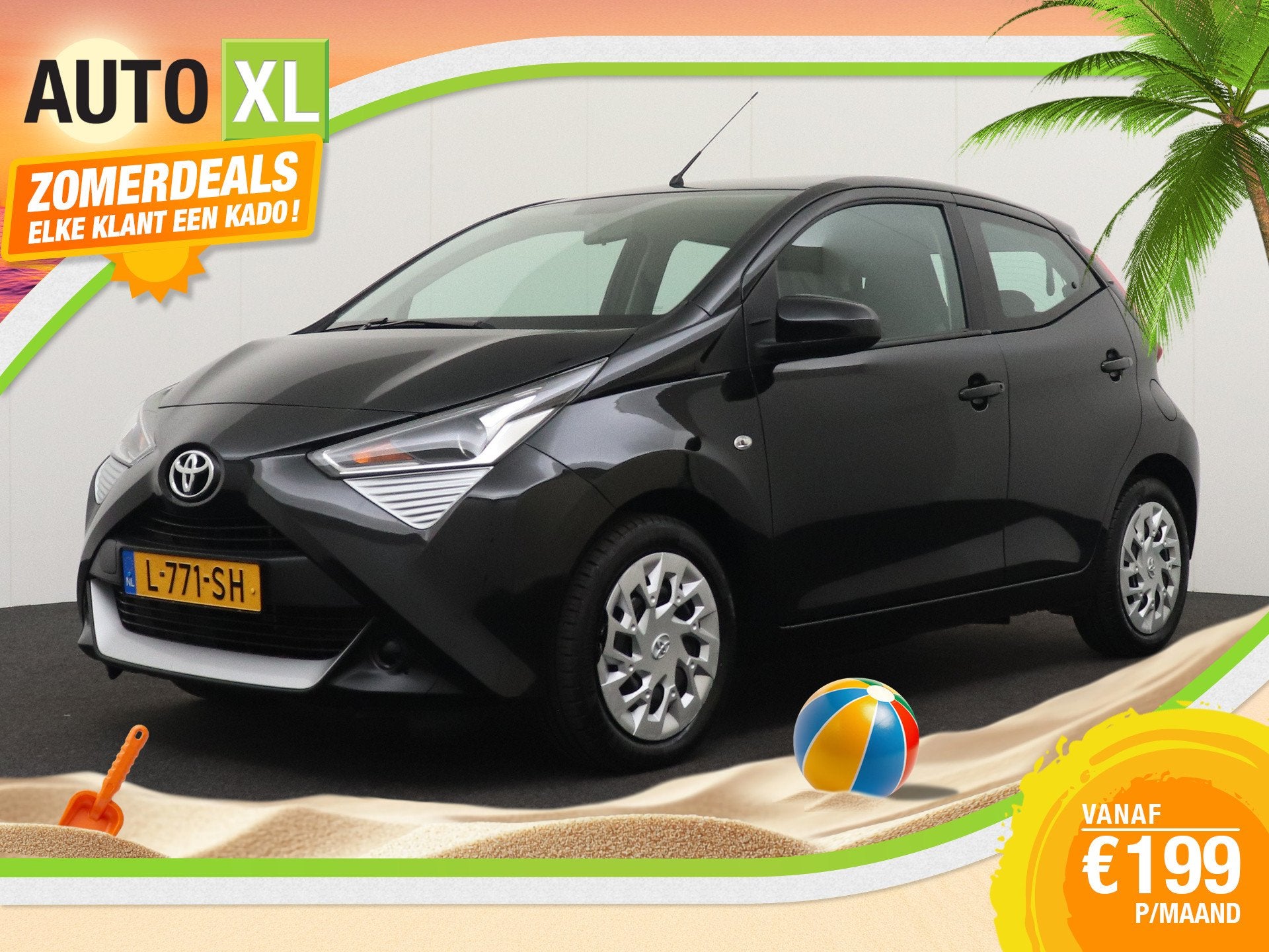 Toyota Aygo 1.0 VVT-i x-play Carplay Camera LED (bj 2021), Voorwielaandrijving, Stof, Gebruikt, Start-stop-systeem