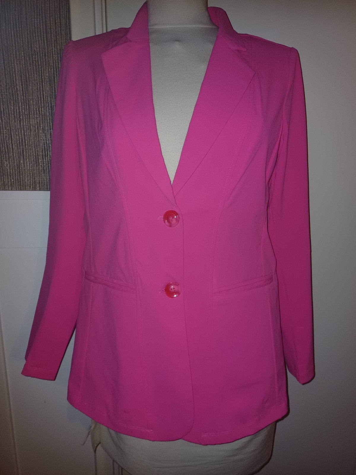 Mi piace travel midlang blazer Fuchsia  paspelzakken, Maat 46/48 (XL) of groter, Onbekend, Nieuw, Ophalen of Verzenden