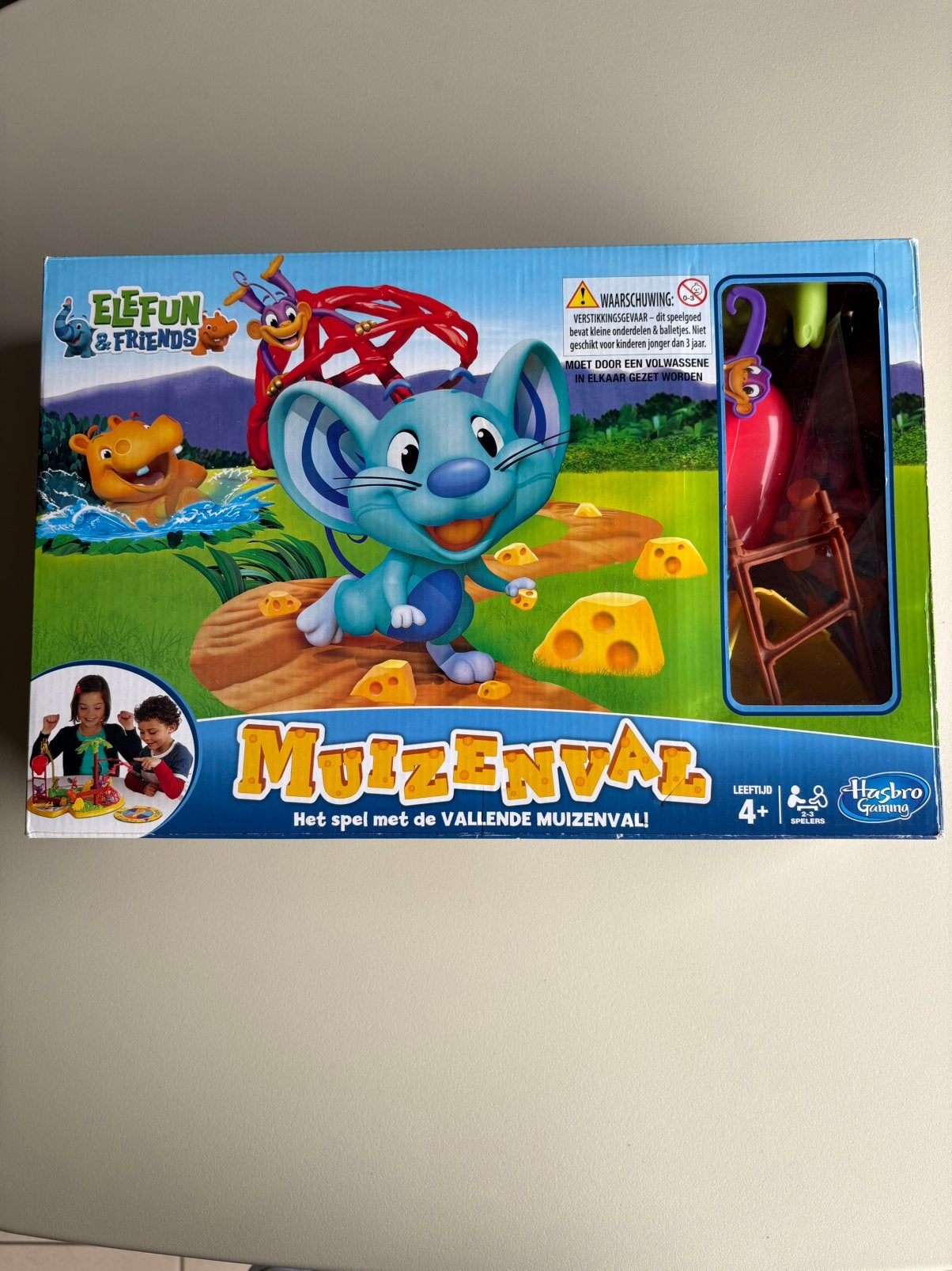 Muizenval (Hasbro Gaming) - Elefun & Friends GOE BOD=WEG, Ophalen of Verzenden, Zo goed als nieuw
