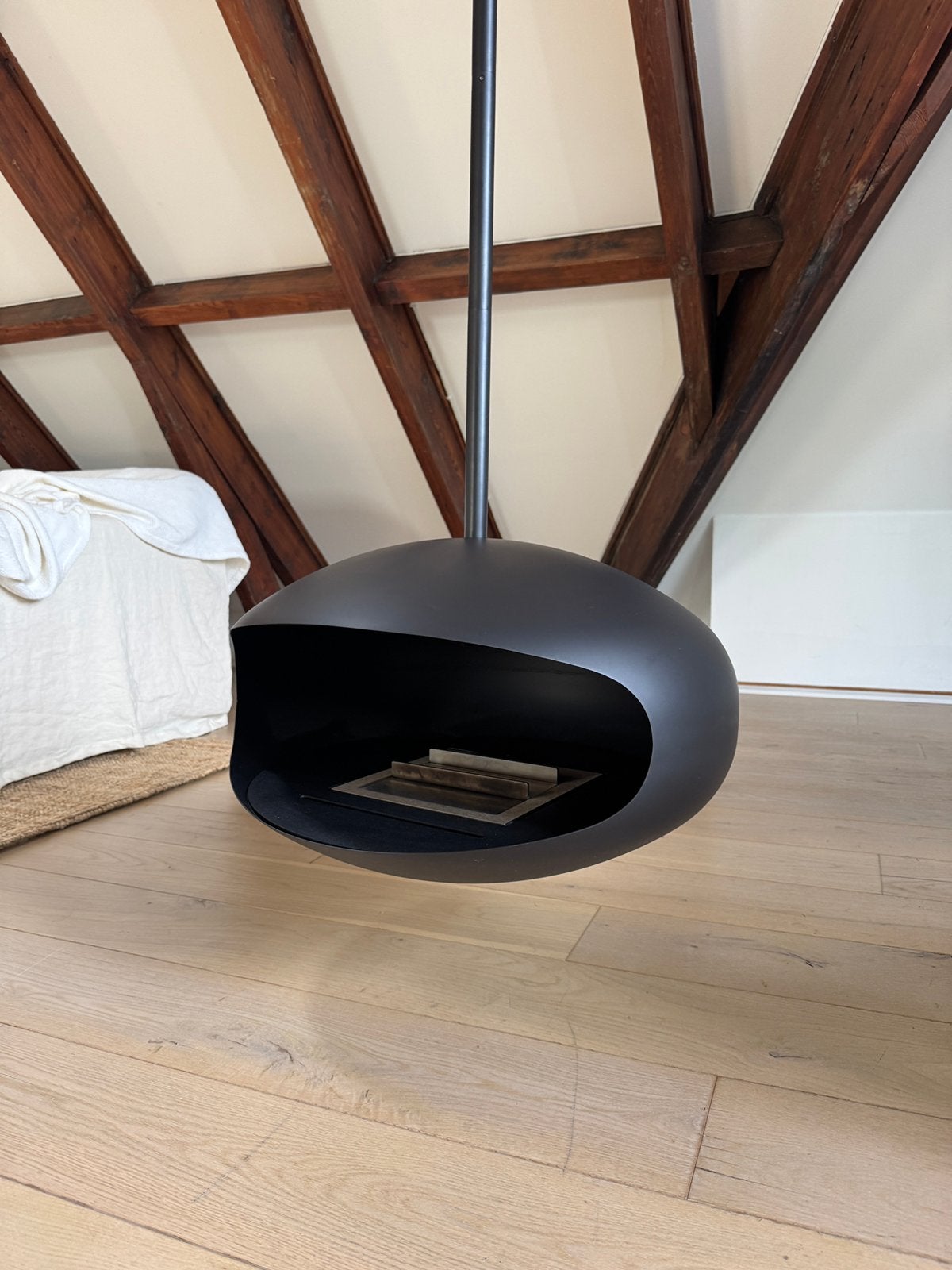 Cocoon Fires Aeris Zwart Bio-Ethanolhaard, Ophalen, Zo goed als nieuw, Vrijstaande haard, Overige soorten