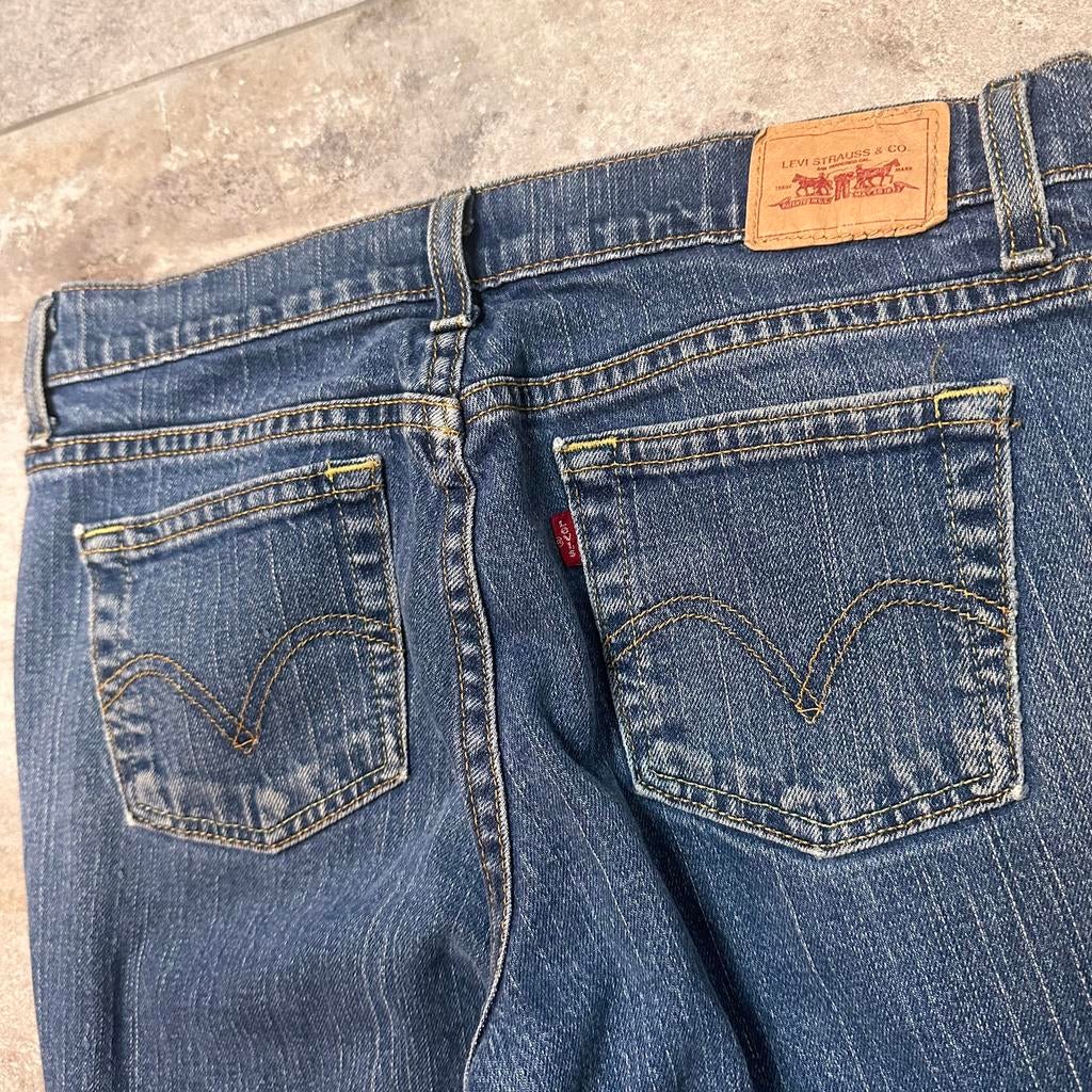 Levi’s 505 - Straight Leg Jeans - Blue Denim - Men - W30 L30, Ophalen of Verzenden, Zo goed als nieuw, Blauw, W32 (confectie 46) of kleiner