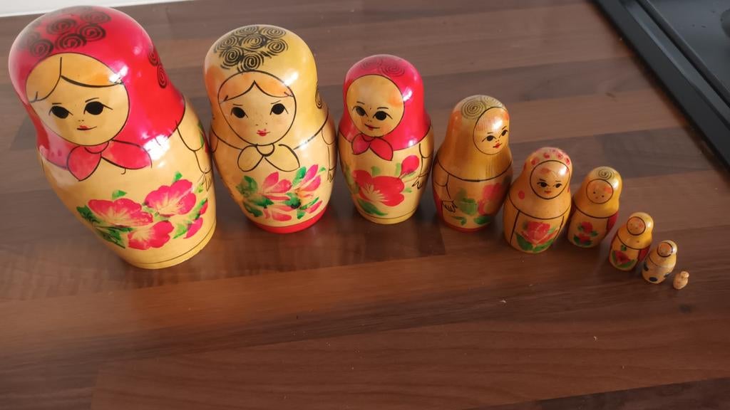 Vele matroesjka poppetjes, Verzamelen, Poppetjes en Figuurtjes, Ophalen of Verzenden, Zo goed als nieuw