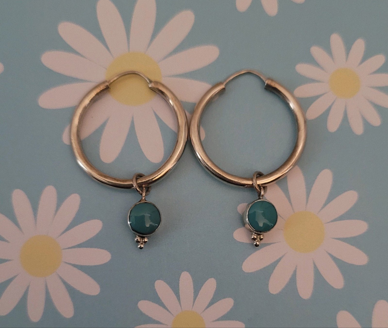 Nieuw zilveren oorbellen Suri Blue, Ophalen of Verzenden, Nieuw, Zilver, Met edelsteen