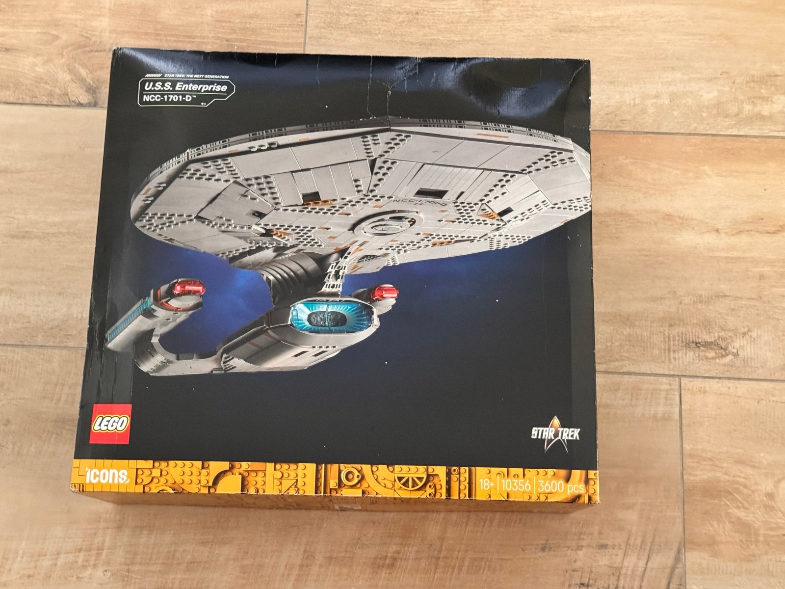 LEGO Icons Star Trek U.S.S. Enterprise NCC-1701-D (10356), Lego, Ophalen of Verzenden, Zo goed als nieuw, Compleet